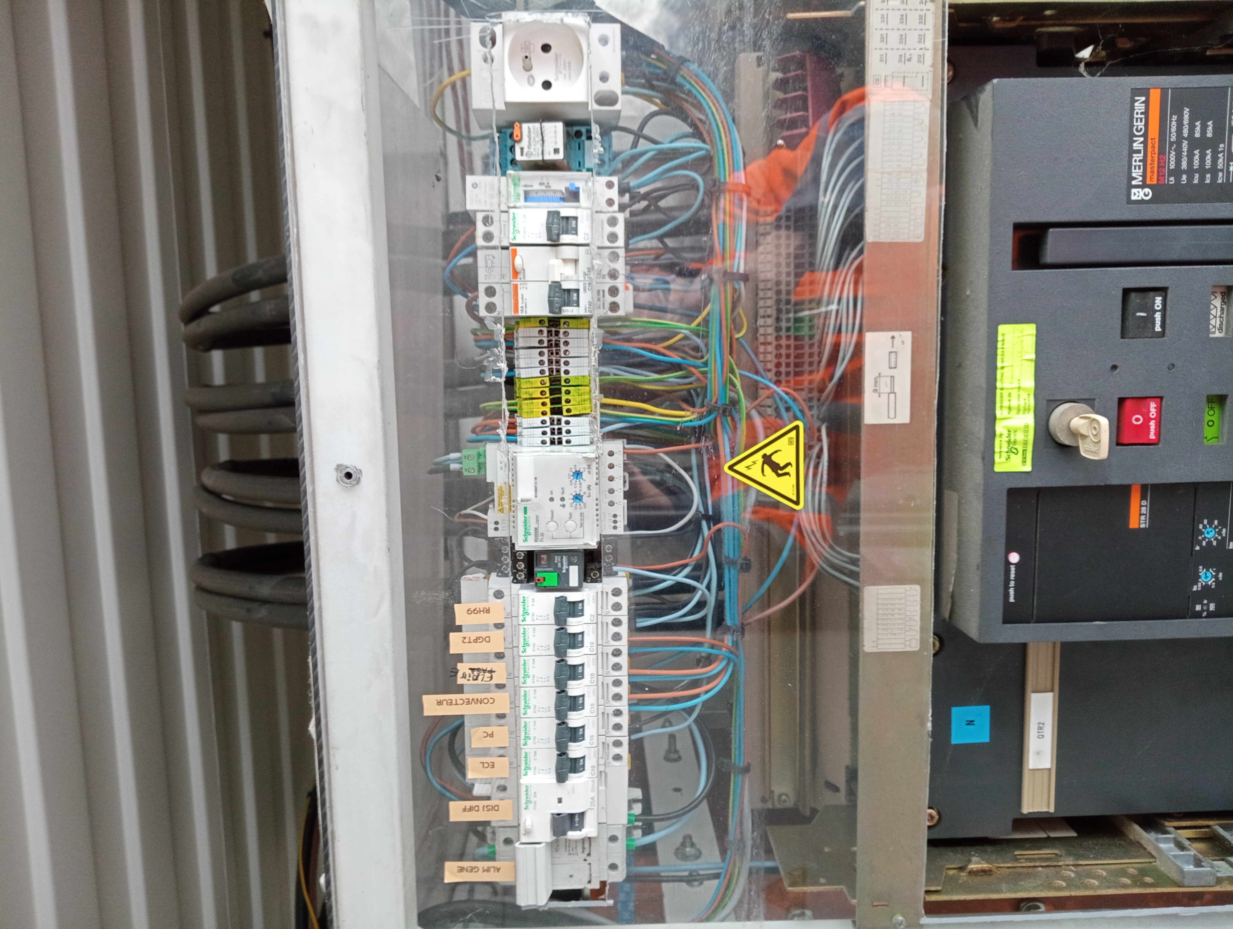 Solution basse tension mise en place en fin de chantier